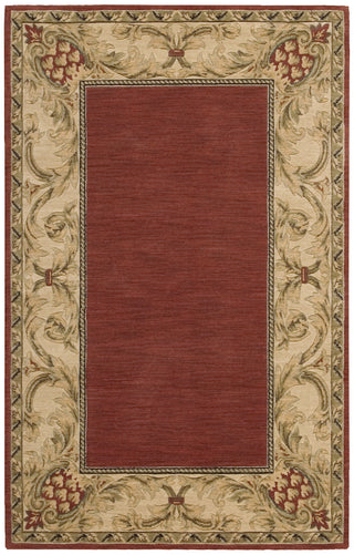 Nourison Vallencierre VA10 Brick Area Rug 4' X 6'