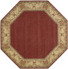 Nourison Vallencierre VA10 Brick Area Rug 8' Octagon