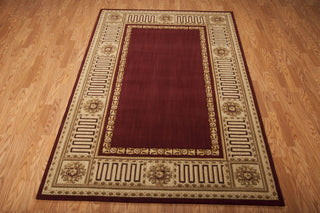 Nourison Vallencierre VA17 Burgundy Area Rug 6' X 8' Floor Shot Feature