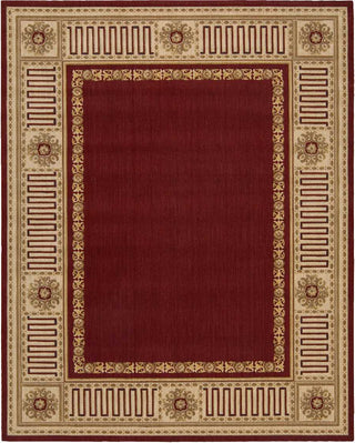 Nourison Vallencierre VA17 Burgundy Area Rug Main Image