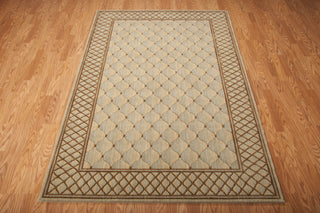 Nourison Vallencierre VA26 Light Green Area Rug 6' X 8' Floor Shot Feature