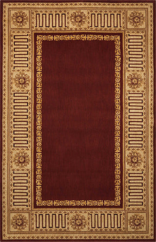 Nourison Vallencierre VA17 Burgundy Area Rug Main Image