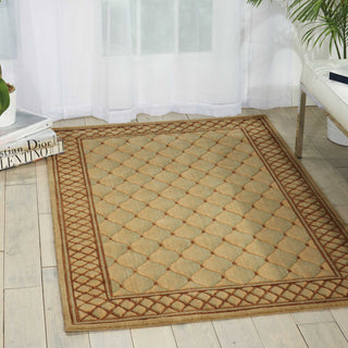 Nourison Vallencierre VA26 Light Green Area Rug Room Image