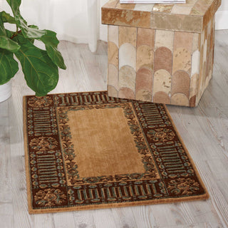 Nourison Vallencierre VA27 Beige Area Rug Room Image Feature