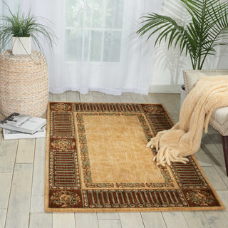 Nourison Vallencierre VA27 Beige Area Rug Room Image