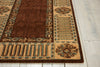 Nourison Vallencierre VA27 Brown Area Rug Detail Image