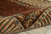 Nourison Vallencierre VA27 Brown Area Rug Detail Image