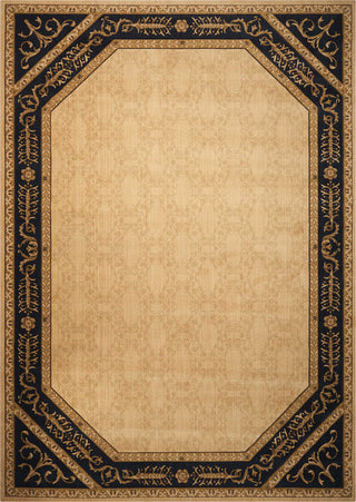 Nourison Vallencierre VA35 Beige Black Area Rug