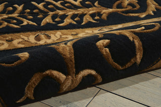 Nourison Vallencierre VA35 Beige Black Area Rug Detail Image