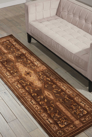 Nourison Versailles Palace VP05 Mushroom Area Rug Room Image Feature