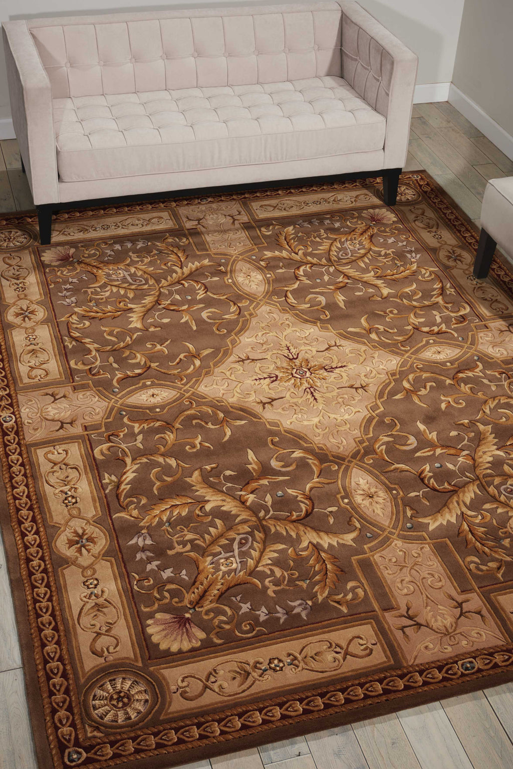 Nourison Versailles Palace VP05 Mushroom Area Rug Incredible Rugs and
