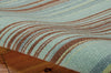 Nourison Vista VIS10 Blue Area Rug Detail Image