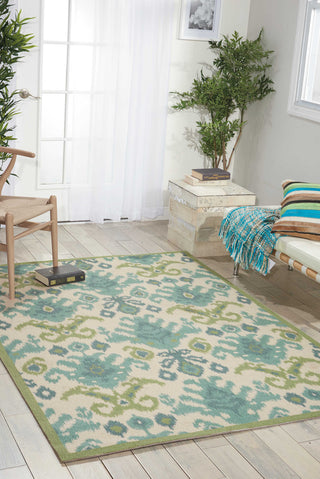 Nourison Vista VIS20 Ivory Area Rug Room Image Feature