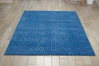 Nourison Vita VIT11 Blue Area Rug 5' X 7'