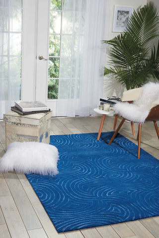 Nourison Vita VIT11 Blue Area Rug Room Image Feature