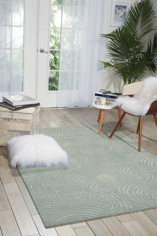 Nourison Vita VIT11 Sage Area Rug Room Image Feature