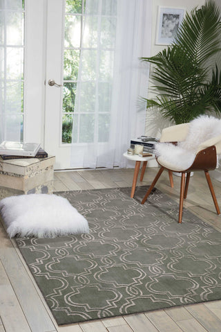 Nourison Vita VIT12 Moss Area Rug Room Image Feature