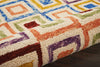 Nourison Vivid VIV01 Ivory Area Rug Detail Image