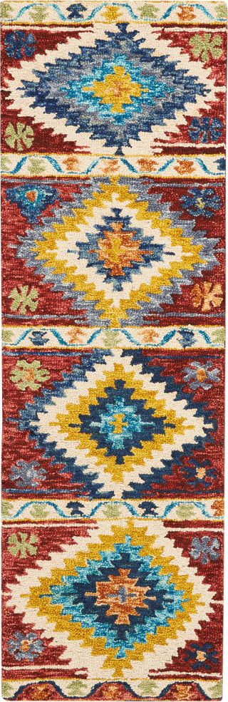 Nourison Vivid VIV02 Multicolor Area Rug 2'3'' X 7'6'' Runner