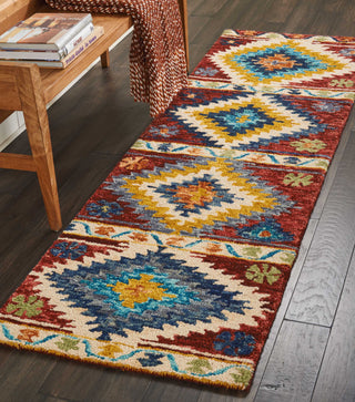 Nourison Vivid VIV02 Multicolor Area Rug Room Image