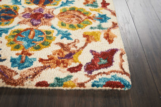 Nourison Vivid VIV08 Ivory Area Rug Detail Image