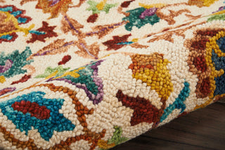 Nourison Vivid VIV08 Ivory Area Rug Detail Image