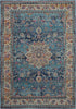 Nourison Vintage Kashan VKA01 Blue Area Rug main image
