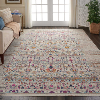 Nourison Vintage Kashan VKA02 Ivory Area Rug Room Image Feature