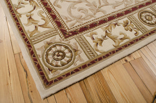 Nourison Versailles Palace VP04 Beige Area Rug 6' X 9' Corner Shot