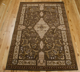 Nourison Versailles Palace VP05 Mushroom Area Rug 6' X 9' Floor Shot Feature