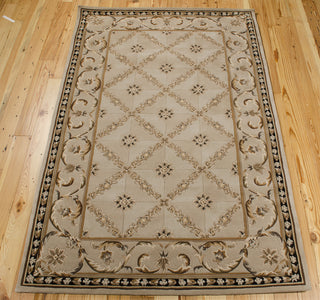 Nourison Versailles Palace VP06 Beige Area Rug 6' X 9' Floor Shot Feature