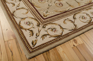 Nourison Versailles Palace VP10 Sage Area Rug 6' X 9' Corner Shot