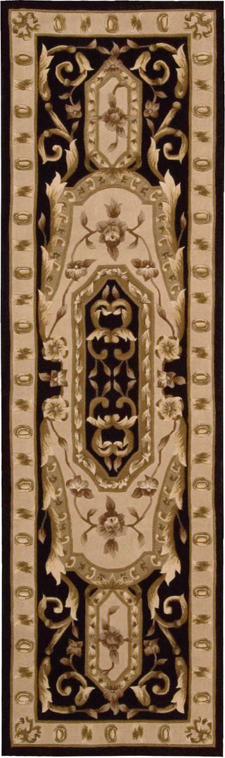 Nourison Versailles Palace VP14 Black Area Rug Runner Image