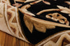 Nourison Versailles Palace VP14 Black Area Rug Detail Image