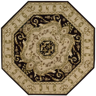 Nourison Versailles Palace VP14 Black Hand Tufted Area Rug