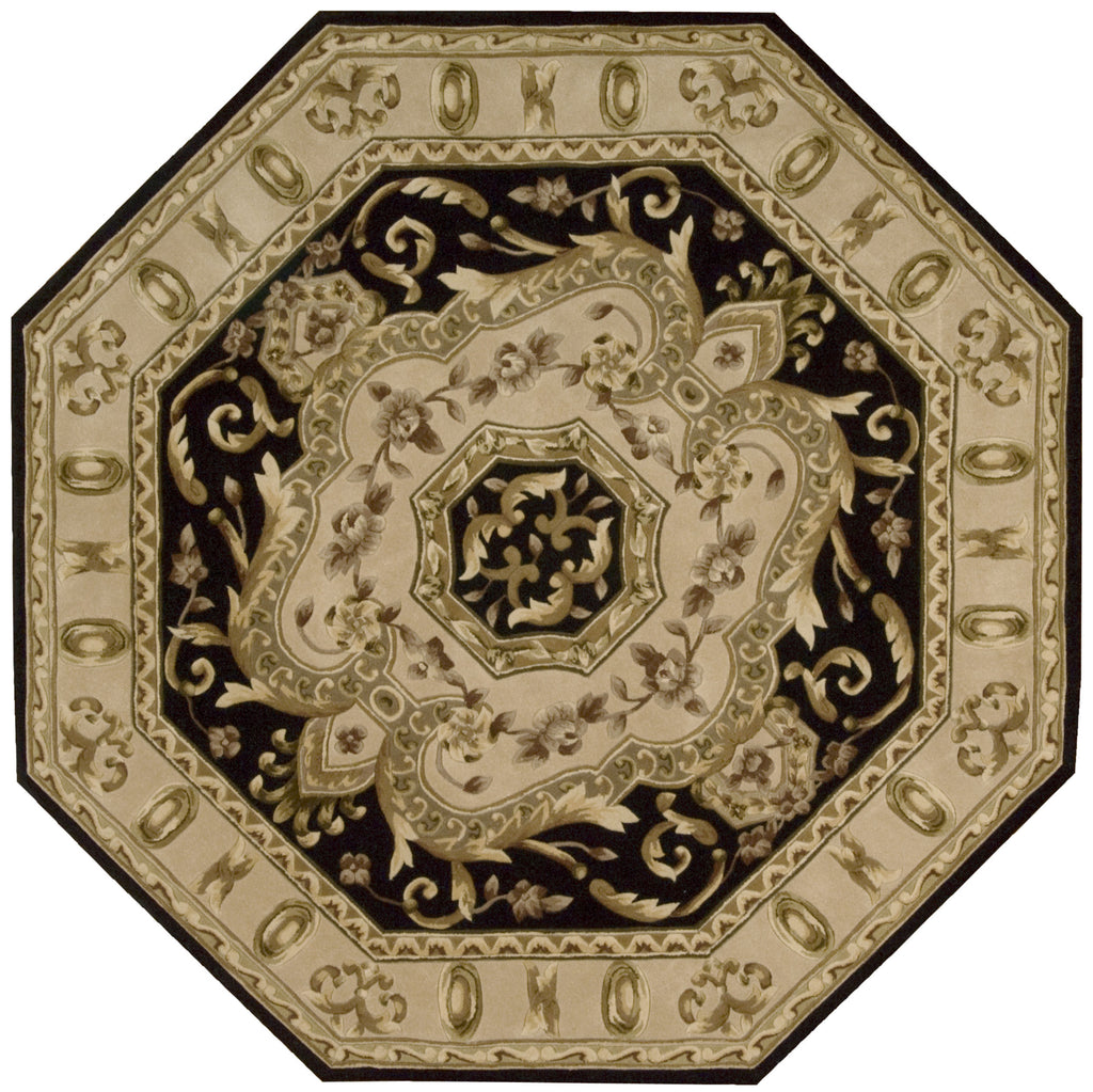 Nourison Versailles Palace VP14 Black Area Rug Incredible Rugs and Decor