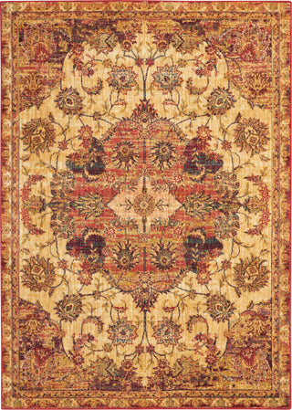 Nourison Vintage Tradition VGT01 Cream/Red Area Rug main image