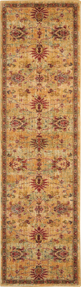 Nourison Vintage Tradition VGT02 Cream/Red Area Rug 2' X 8'