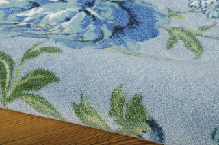 Nourison Artisanal Delight WAD01 Forever Yours Sky Area Rug by Waverly 5' X 7' Texture Shot