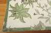 Nourison Artisanal Delight WAD06 Felicite Leaf Area Rug by Waverly 5' X 7' Corner Shot