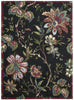 Nourison Artisanal Delight WAD06 Felicite Noir Area Rug by Waverly 5' X 7'