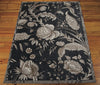 Nourison Artisanal Delight WAD07 Fanciful Noir Area Rug by Waverly 5' X 7' Floor Shot