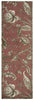 Nourison Artisanal Delight WAD07 Fanciful Russet Area Rug by Waverly 3' X 8'