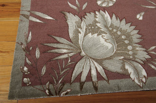 Nourison Artisanal Delight WAD07 Fanciful Russet Area Rug by Waverly 5' X 7' Corner Shot