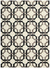 Nourison Artisanal Delight WAD09 Groovy Grille Licorice Area Rug by Waverly main image
