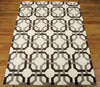 Nourison Artisanal Delight WAD09 Groovy Grille Tobacco Area Rug by Waverly 5' X 7' Floor Shot