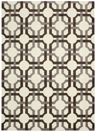 Nourison Artisanal Delight WAD09 Groovy Grille Tobacco Area Rug by Waverly main image