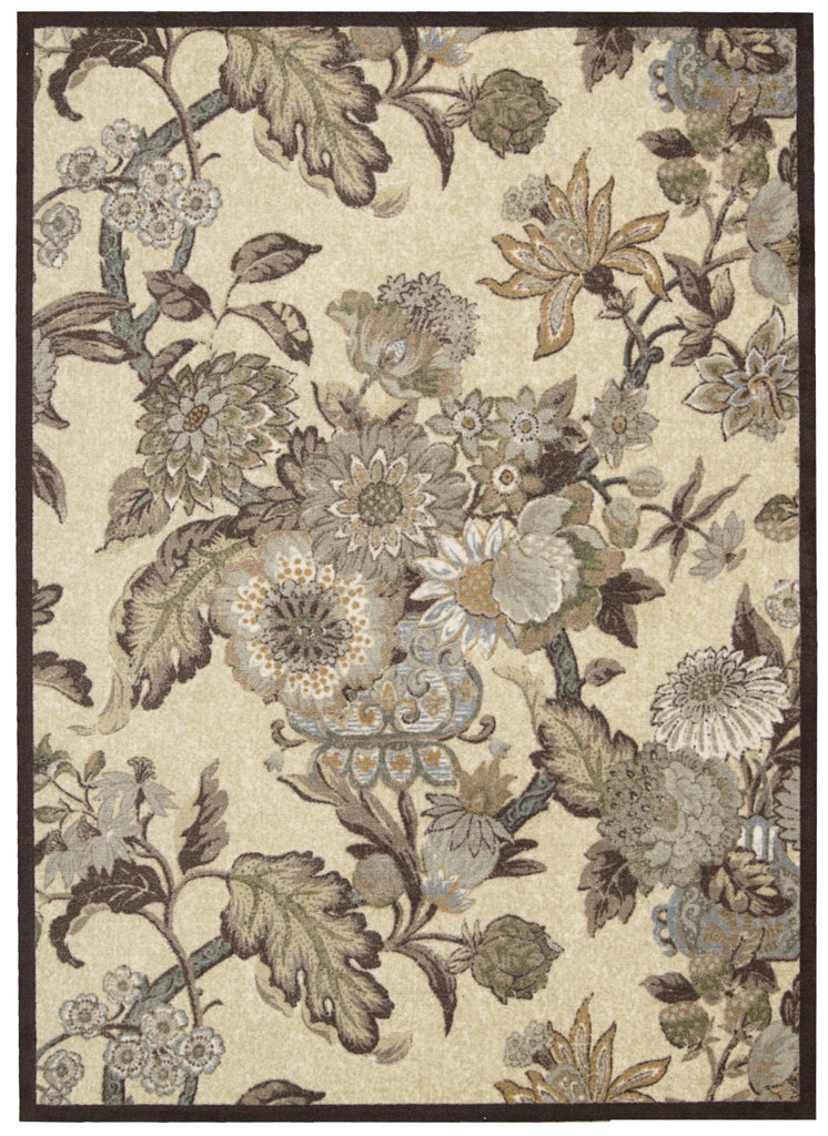 Nourison Artisanal Delight WAD20 Graceful Garden Birch Area Rug by Waverly main image