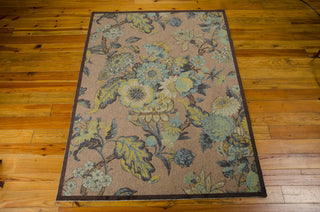 Nourison Artisanal Delight WAD20 Graceful Garden Blue Jay Area Rug by Waverly 5' X 7' Floor Shot Feature