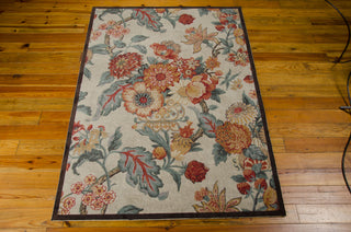 Nourison Artisanal Delight WAD20 Graceful Garden Poppy Area Rug by Waverly 5' X 7' Floor Shot Feature